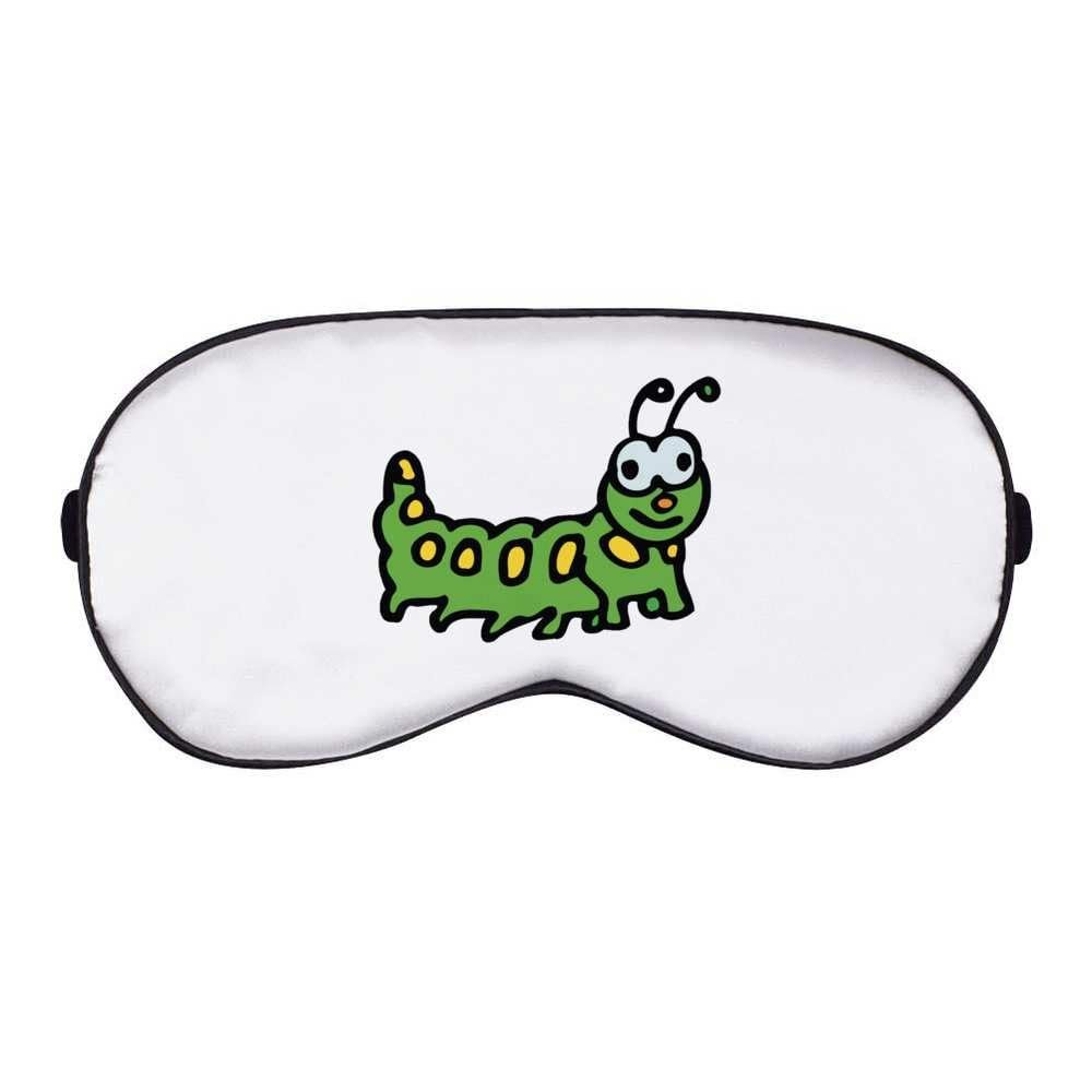 Azeeda 'Colourful Caterpillar' Sleep/Travel Eye Mask (EY00026884)