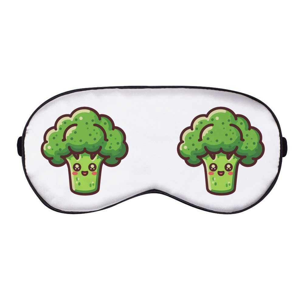 Azeeda 'Cute Broccoli Head' Sleep/Travel Eye Mask (EY00030815)