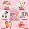 132PCS Spa Party Supplies for Women, Spa Party Favors Include Face Masks, Hand Cream, Lip Balm, Under Eye Patches, Lip Mask, Foot Bath Bombs, Hair Band, Spa Birthday Sleepover Party Supplies for Girls view 3