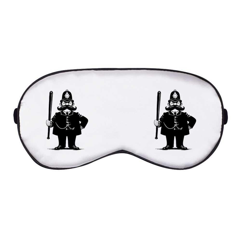Azeeda 'British Bobby On The Beat' Sleep/Travel Eye Mask (EY00032041)