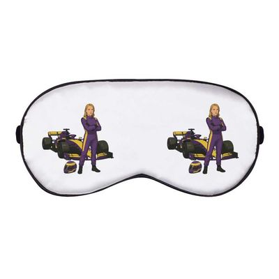 Azeeda 'Woman Race Car Driver' Sleep/Travel Eye Mask (EY00031345)