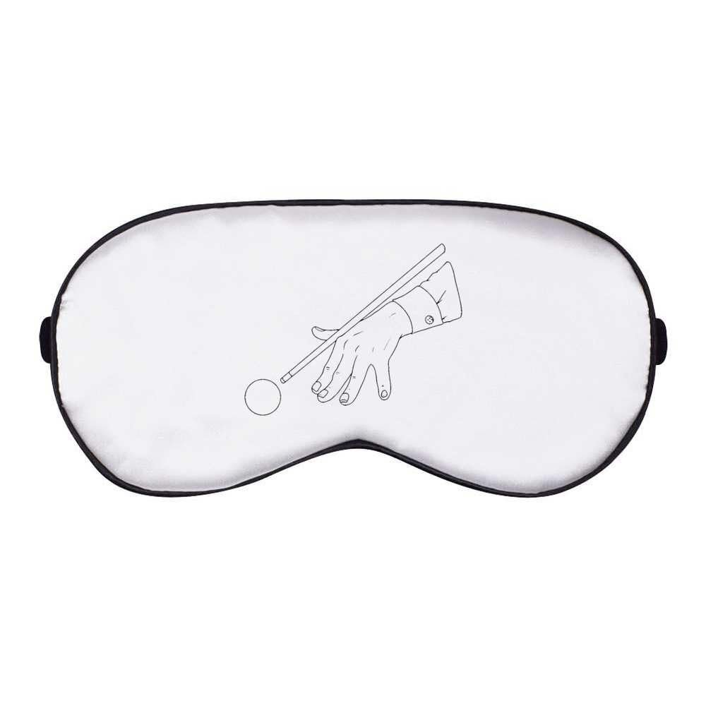 Azeeda 'Snooker Player Hand' Sleep/Travel Eye Mask (EY00030663)