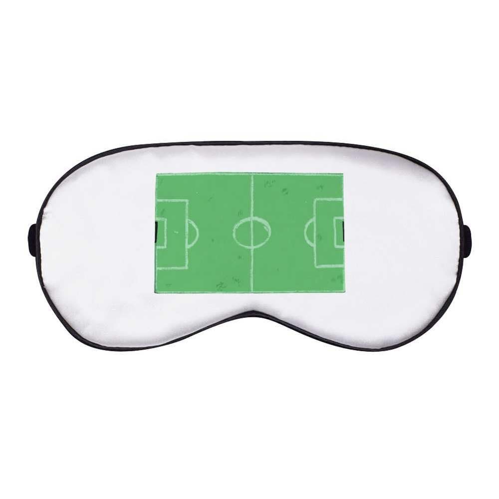 Azeeda 'Sketchy Football Field' Sleep/Travel Eye Mask (EY00030511)