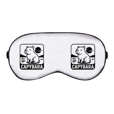 Azeeda 'Serene Capybara' Sleep/Travel Eye Mask (EY00031774)