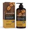 900ml X-large Argan Oil Shampoo Sulfate Free Moroccan Care with Keratin - For Curly, Straight, Dry and Damaged Hair - Moisturizing, Hydrating, Anti Frizz Salon Technology view 1