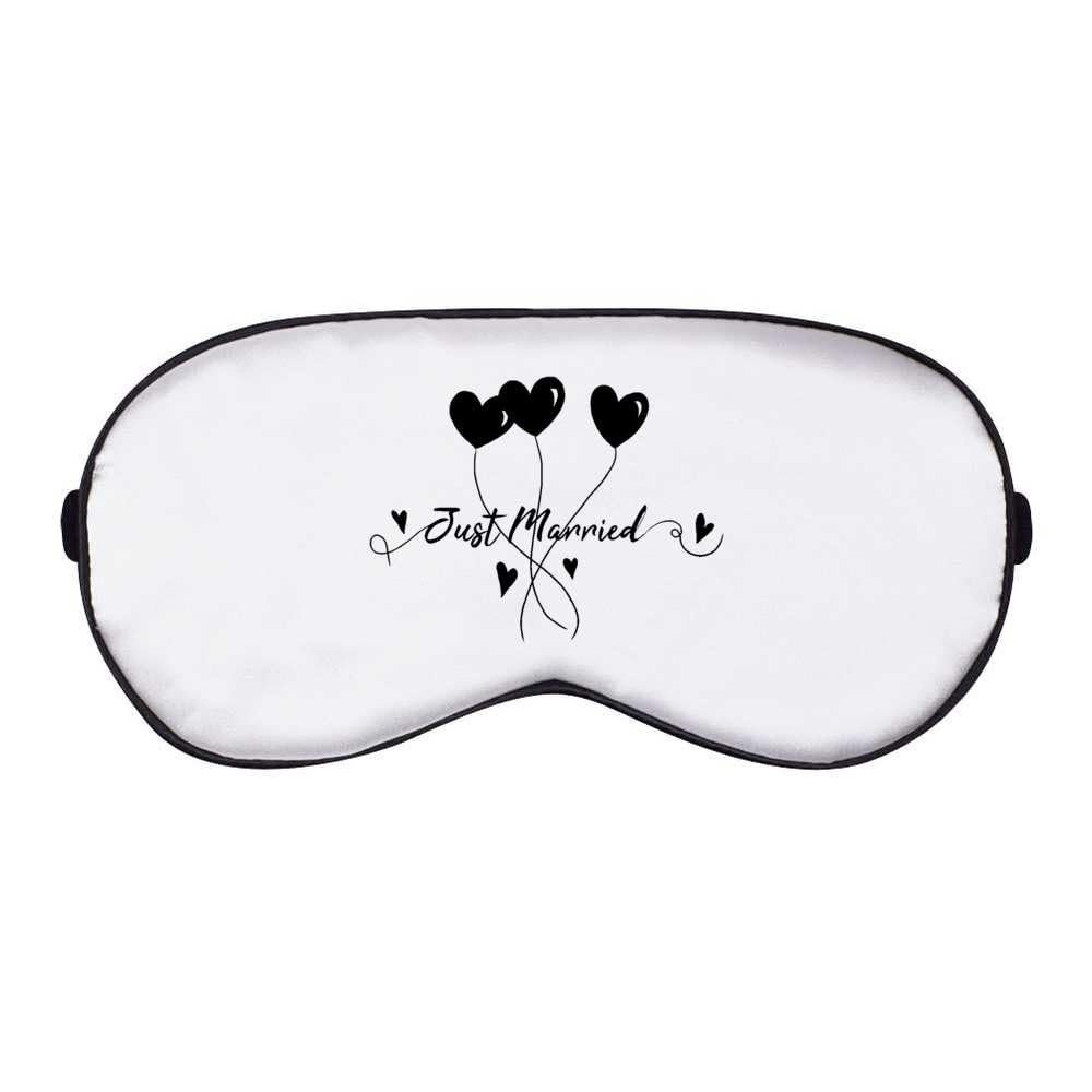 Azeeda 'Just Married' Sleep/Travel Eye Mask (EY00029478)