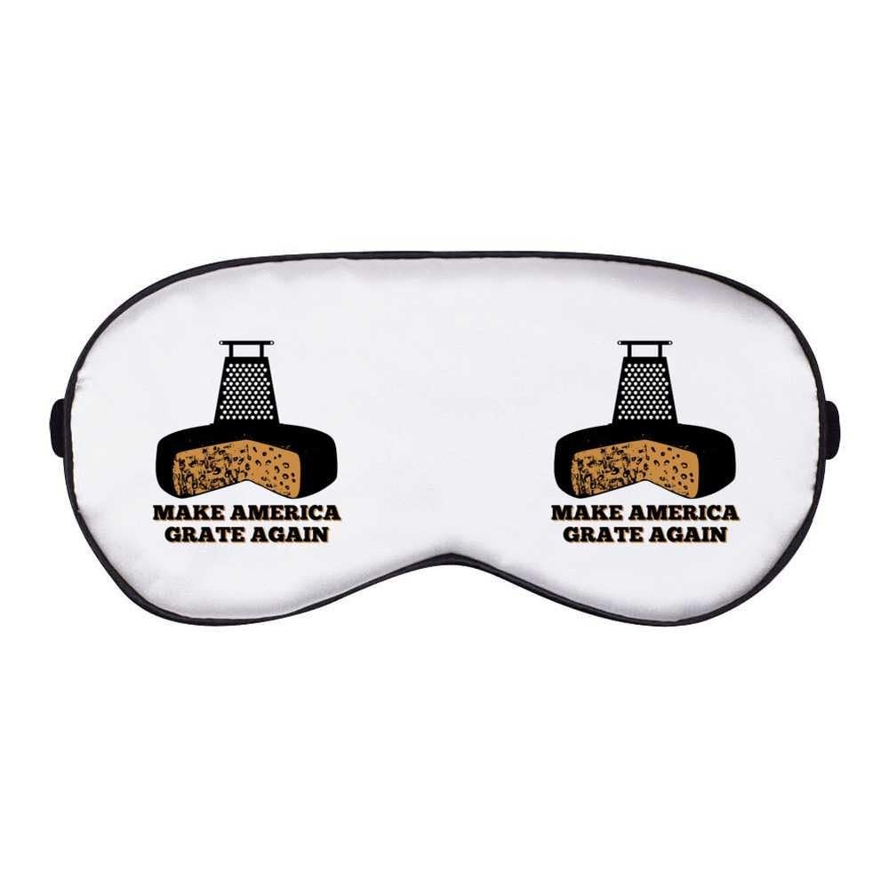 Azeeda 'America Cheese Grater' Sleep/Travel Eye Mask (EY00029192)