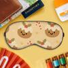 Azeeda 'Christmas Pudding Pattern' Sleep/Travel Eye Mask (EY00031143) view 2