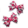 2 pcs Handmade Pink Hair Clip for Kids, Teens, Babies & Women- Cute Hair Accessory for Girls, Moms & Gift view 1