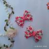 2 pcs Handmade Pink Hair Clip for Kids, Teens, Babies & Women- Cute Hair Accessory for Girls, Moms & Gift view 3