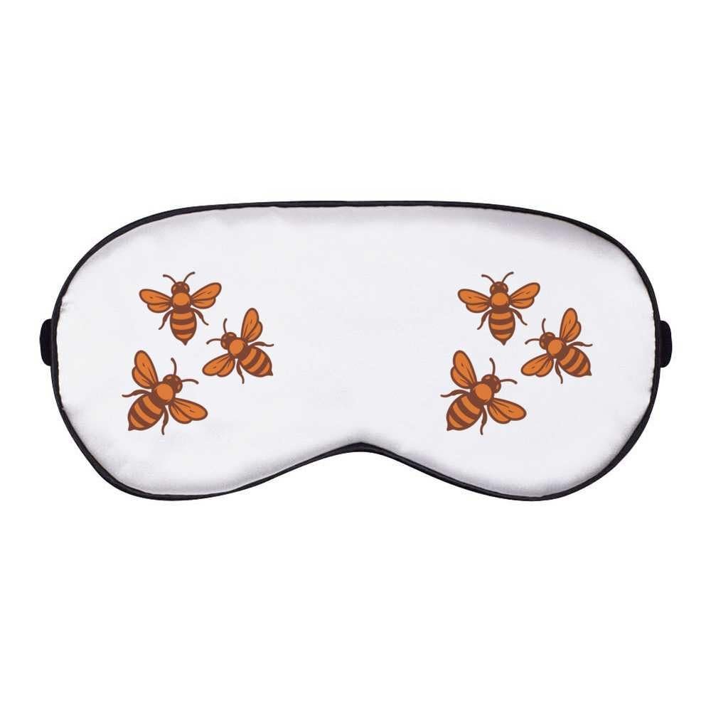 Azeeda 'Trio of Bees' Sleep/Travel Eye Mask (EY00031630)