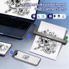 2026 Newly Upgraded Tattoo Stencil Printer Machine,for Tattoo Artists&Beginners,Thermal Portable Wireless Bluetooth Printer,with Transfer Paper and Thermal Paper,Compatible with Phone&PC (T18) view 3