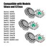 3 PCS SH60 Replacement Heads Compatible with Philips Norelco 6000 Replacement Blades Series 6000 Electric Shaver Razors for S6000 S6550 S6840 S6580 & Brush view 2