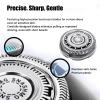 3 PCS SH60 Replacement Heads Compatible with Philips Norelco 6000 Replacement Blades Series 6000 Electric Shaver Razors for S6000 S6550 S6840 S6580 & Brush view 3