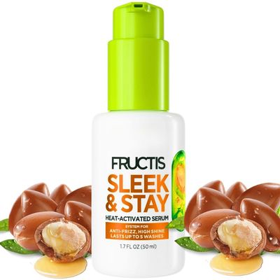 Anti-Frizz Hair Styling Cream, 1.69 fl oz, Smoothing Treatment for Dry Frizzy Hair, Curly Wavy Thick Hair