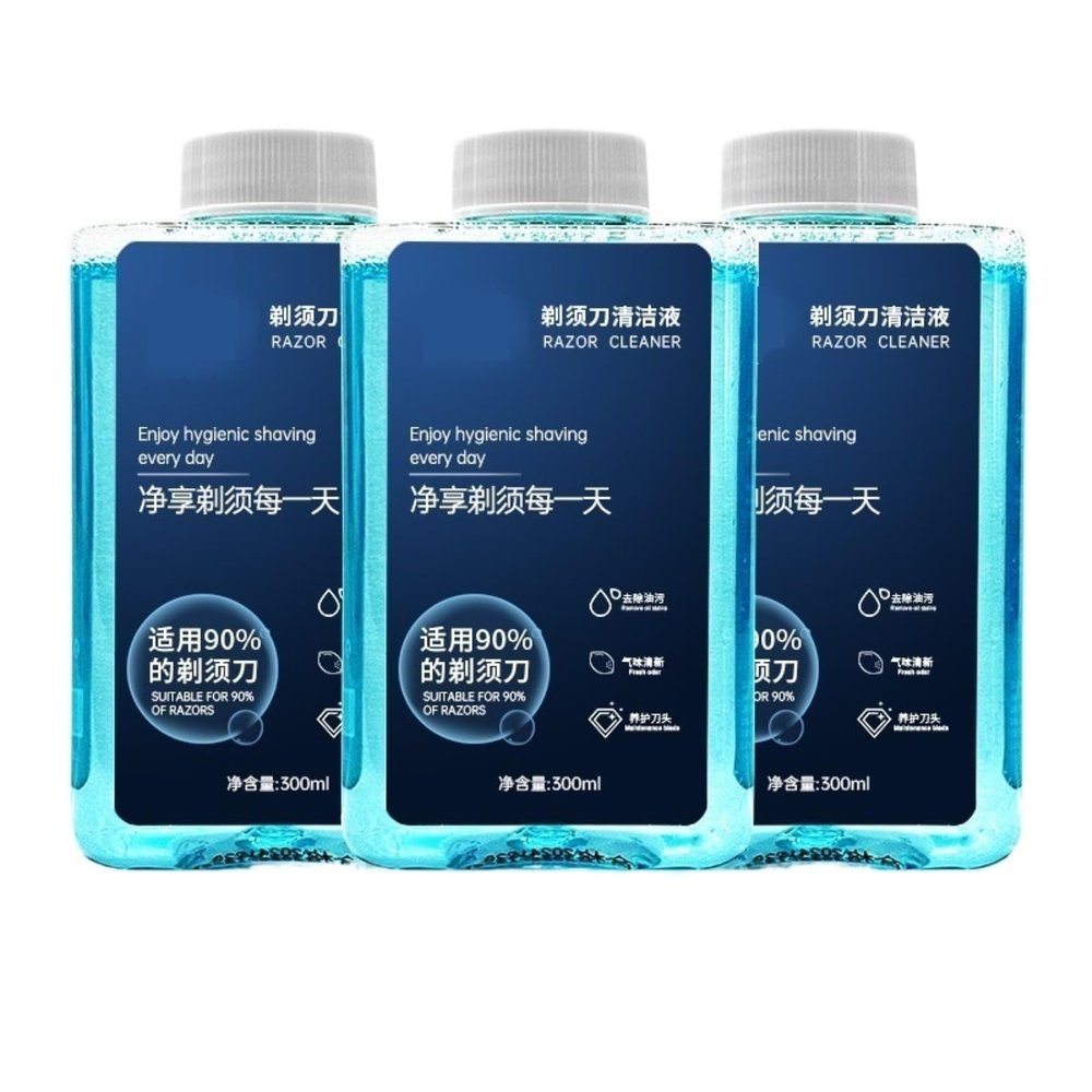 ENOIAMYF CC13 Washing Fluid Replacement. Compatible With Philips, Honeycomb-specific Razor Cleaning Solution(3pcs-Refill fluids)