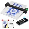2026 New Tattoo Stencil Printer for Tattoo Artists&Beginners,termocopiadora Tattoo Machine with 3 pcs of Tattoo Transfer Paper,Portable Wireless Bluetooth Printer Compatible with Phone&PC (T11) view 1