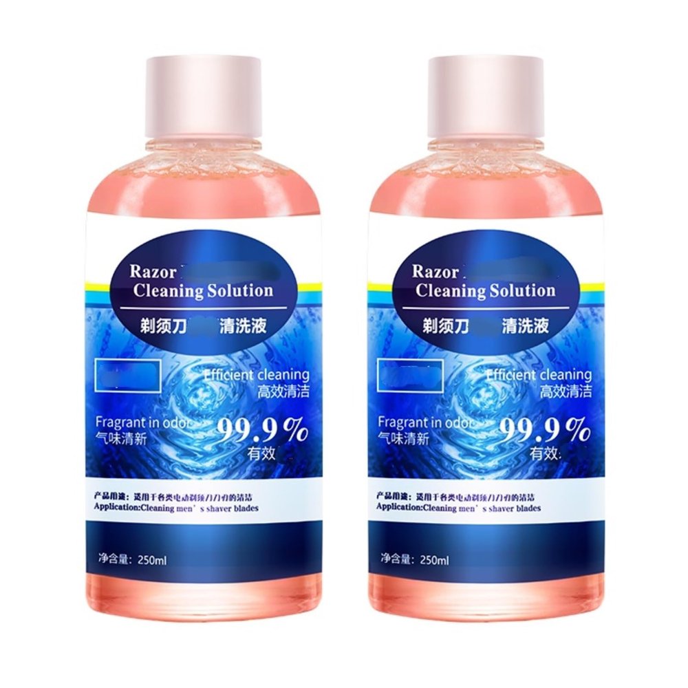 ENOIAMYF Razor Wash Solution. Compatible With Philips. Cleaning Solution Refill. Detergent Refill(2 bottle)