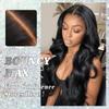 0.1MM Ultra-thin 13x6 Full Frontal Real SKINLIKE HD Lace Wig Brazilian Body Wave HD Lace Front Wig Human Hair Pre Plucked 200 Density Frayed End Body Wave Wigs For Black Women Tiny Knots 26Inch view 2