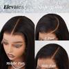 0.1MM Ultra-thin 13x6 Full Frontal Real SKINLIKE HD Lace Wig Brazilian Body Wave HD Lace Front Wig Human Hair Pre Plucked 200 Density Frayed End Body Wave Wigs For Black Women Tiny Knots 26Inch view 3