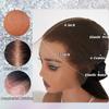 0.1MM Ultra-thin 13x6 Full Frontal Real SKINLIKE HD Lace Wig Brazilian Body Wave HD Lace Front Wig Human Hair Pre Plucked 200 Density Frayed End Body Wave Wigs For Black Women Tiny Knots 26Inch view 4