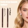 2pcs 24 Hr Waterproof Eyeliner, 2025 New Chocolate and Plum Eyeliner, Waterproof Pencil No Smudging, Fading, Smooth and Easy To Color (Chocolate Plum) view 3