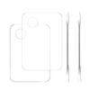 Anphly 2PCS Acrylic Cosmetics Palette with 2PCS Spatula Tool Suitable for Basic Eye Shadow Lipstick Nail Art Professional Pigment Mixing view 1