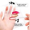 Anphly 2PCS Acrylic Cosmetics Palette with 2PCS Spatula Tool Suitable for Basic Eye Shadow Lipstick Nail Art Professional Pigment Mixing view 3