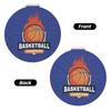 ZALAAUO Portable Pocket Makeup Mirror, Mini Pocket Roundness Mirror Suitble Go Out Concerts Trips Camping Mother's Day for Mother Basketball 1 view 2