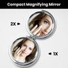 ZALAAUO Portable Pocket Makeup Mirror, Mini Pocket Roundness Mirror Suitble Go Out Concerts Trips Camping Mother's Day for Mother Basketball 1 view 4