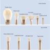 10PCS Makeup Brushes Set | Soft Fiber Tips for Blush/Eyeshadow/Eyebrow | Versatile & Beginner Makeup Kit with 3 Mesh Bags view 2
