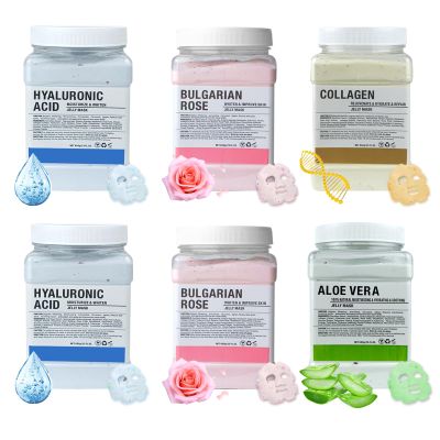 Angeland Jelly Mask for Facials Professional, Hydrating & Moisturizing Peel-Off Natural Gel Face Mask SkinCare, Professional Spa Use Jelly Face Masks, Deep Hydration & Glow 23 Fl Oz (6 Units)