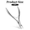 Ingrown Toenail Clippers, Straight Blade Toe Nail Clippers for Thick Toenails and Ingrown Nails, Stainless Steel Fingernail Toenail Clipper for Seniors, Men and Adult view 2