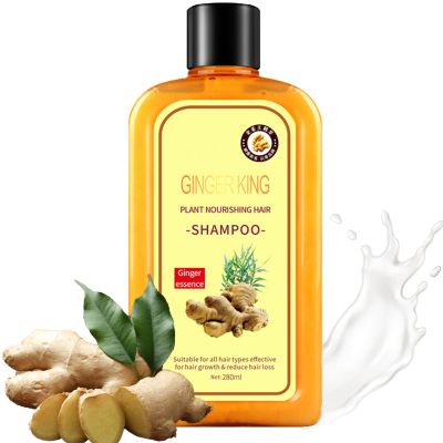 Ginger Hair Growth Shampoo,Anti Hair Loss Shampoo with Ginger Plant Extract, Instant Regrowth Organic Natural Gingers Repairs Damaged Hair Suitable for All Hair Types 8.8Fl Oz