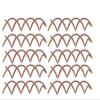 200 Pcs Female Twist Barrette  Spiral-Style Bobby Pin For Easy Hair Styling(Brown) view 2