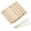 600PCS 4.5 Inch Orange Wooden Cuticle Pusher Sticks - Double-Sided Professional Manicure & Pedicure Pushers for Nail Art - Cuticle Sticks Packed in a Travel Case view 1