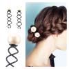 100 Pcs Sweet Girls Big Pearl Spiral Spin Hair Pins Useful Screw Bobby Clips Twist Barrette Accessory Styling Tools view 1