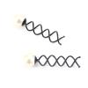 100 Pcs Sweet Girls Big Pearl Spiral Spin Hair Pins Useful Screw Bobby Clips Twist Barrette Accessory Styling Tools view 3