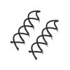 150/300 Pcs Ladies Sleek Spiral Hair Accessory  Minimalist Clip For Secure Shape Fixing(Black,150pcs) view 1