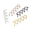 150/300 Pcs Ladies Sleek Spiral Hair Accessory  Minimalist Clip For Secure Shape Fixing(Black,150pcs) view 3