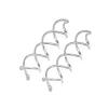 150/300 Pcs Ladies Sleek Spiral Hair Accessory  Minimalist Clip For Secure Shape Fixing(Rhodium,150pcs) view 1