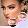 Eyebrow Scissors with Comb and Brush Non Slip Eyebrow Trimmer Scissor for Women Men 2 in 1 Professional Eyebrows Trimmer (Pink) view 4