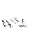 200 Pcs Black Spiral Screw Bobby Pins for Women - Twist Hair Clips Barrette, Non-Slip Hair Accessories for Daily Styling view 1