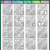 158 PCS Christmas Temporary Tattoo Stencils for Kids, Face and Body Paint Stencils Kit, Girl Boy Glitter Xmas Santa Tattoos Stencils Pack for Christmas Kids School Show Birthdays Party Favor Supplies view 3