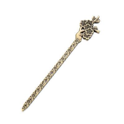 Hair Sticks,Hairpin,2PC 17 Type Chinese Styles Bronze Vintage Hair Sticks For Women Lady Hairpin Fashion Alloy Hair Clip Hair Styling Hair Accessory (Color : 2)(8)
