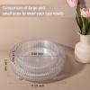 360 Rotating Makeup Organizer Perfume Tray Skincare Holder Spinning Cosmetic Storage Bathroom Countertop Organizer Lazy Susan Turntable for Dresser, Vanity, Kitchen, Small Clear view 3
