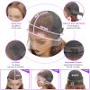 Durita 28 Inch Brown Body Wave Human Hair Wig Pre Plucked 13x6 HD Transparent Lace Frontal Wigs Human Hair 200% Density Glueless Brown Body Wave Lace Frontal Wigs for Women view 4