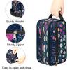 GeMeFv Red White Yellow Daisy Wildflowers Toiletry Bag Hanging Cosmetic Bag Portable Travel Makeup Bag Large Capacity Shaving Bag for Men Women view 4