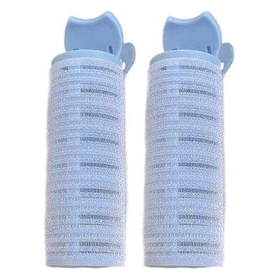 12 Pcs Natural Hair Root Fluffy Clips Curly Rollers Bangs Styling Accessories Lazy Tool(Blue)