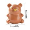4 Pieces Bear Shaped Fingernail Brush, Soft Bristle Nail Brush For Kids, Nail Scrubber Brushes For Children, Women, Easy To Grasp view 2